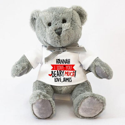 Personalised Valentine's Day Teddy Bear - Beary Much