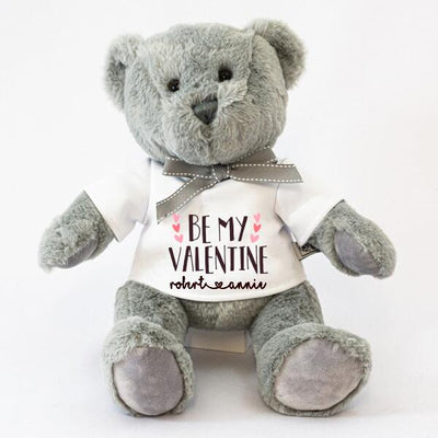 Personalised Valentine's Day Teddy Bear - Be My Valentine