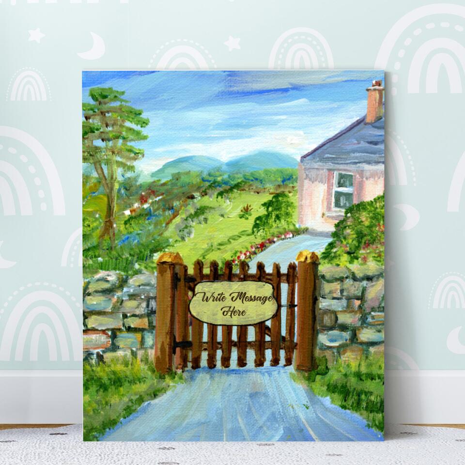 Gateway Home - Printed Canvas of Painting by Seán McDermott