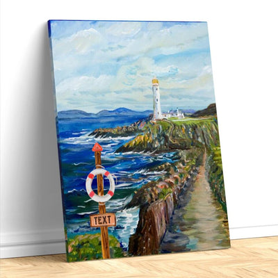 Look to the Lighthouse - Printed Canvas of Painting by Seán McDermott