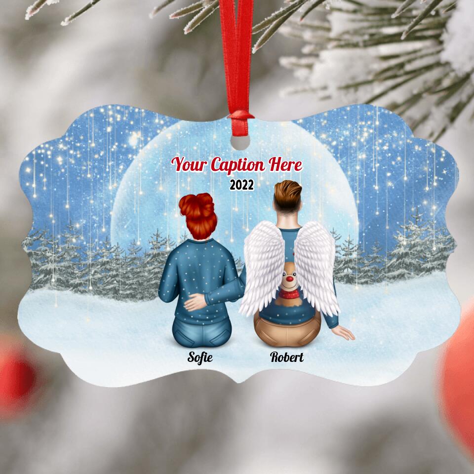 Personalised Memorial Christmas Ornament - Choose Your Family Size