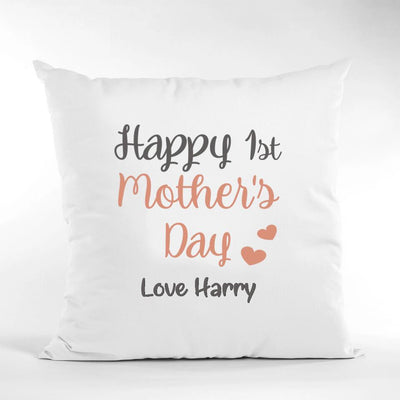 Personalised Cushion for Mother's Day - Happy 1st Mother's Day
