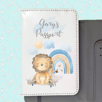 Personalised Passport Cover for Boys - Animals