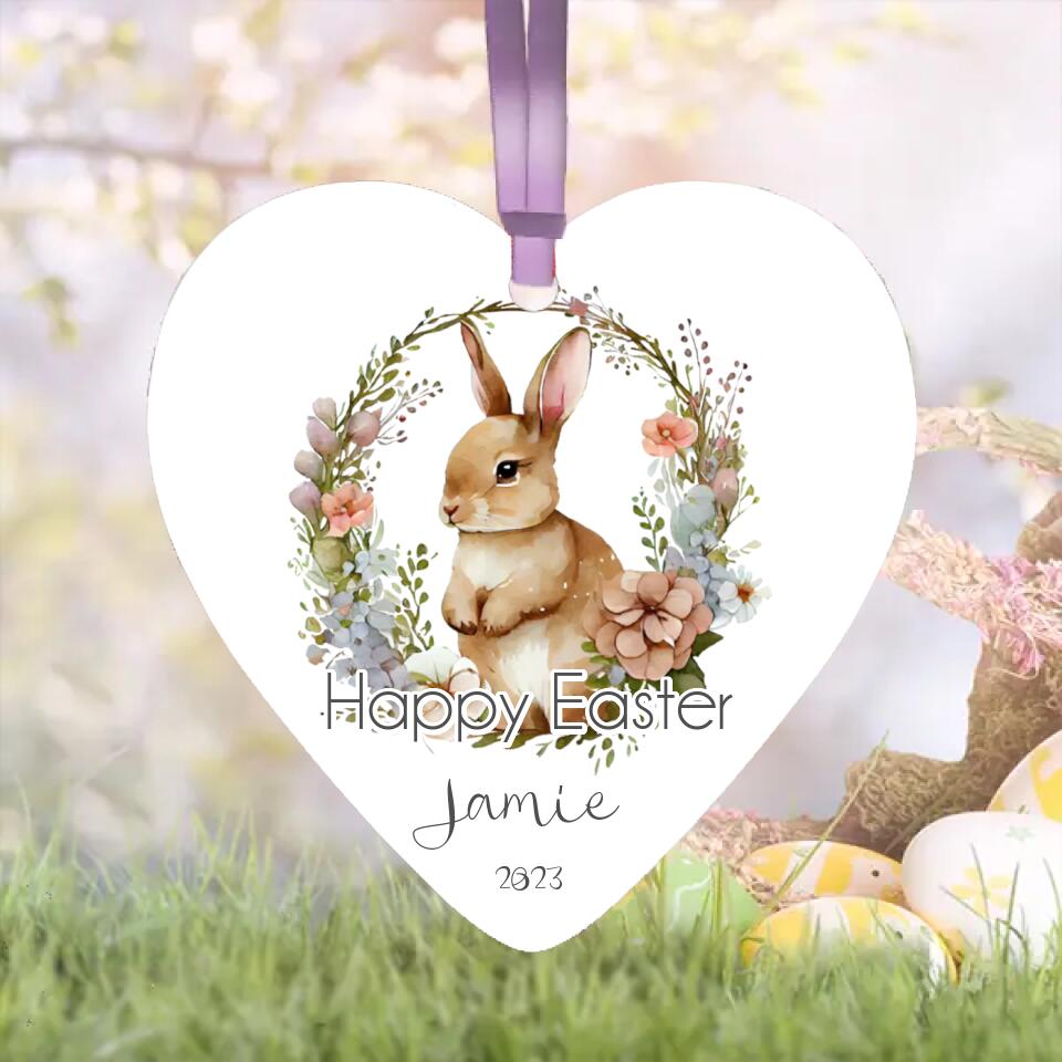 Personalised Easter Ornament / Easter Basket Tag