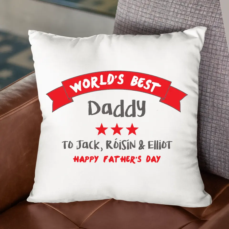 Personalised Cushion - Best Daddy