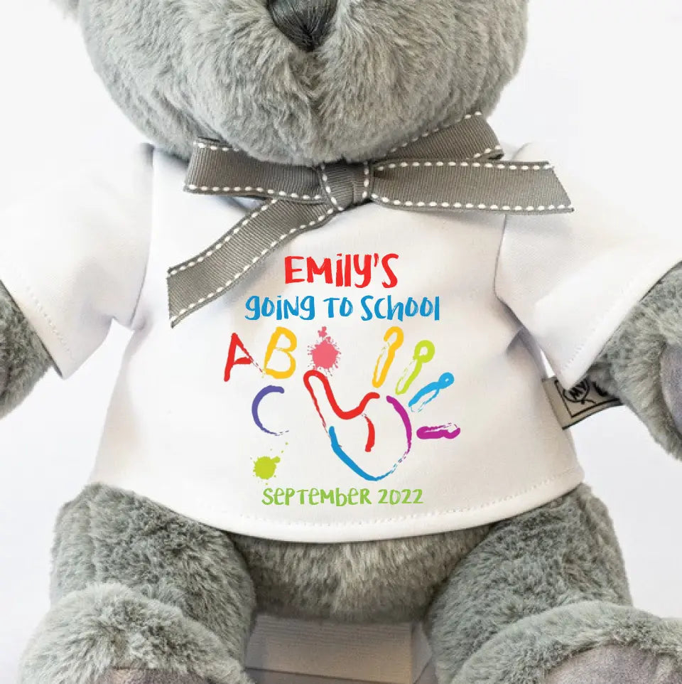 Personalised Teddy Bear - First Day of School