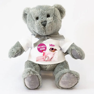 Personalised Teddy Bear - Get Well Soon Relaxing Pooch