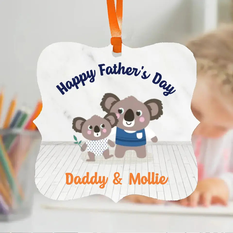 Personalised Father's Day Ornament - Daddy & Me Animals