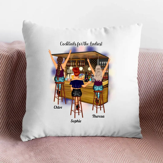 Personalised Ladies Night & Cocktails - Cushion