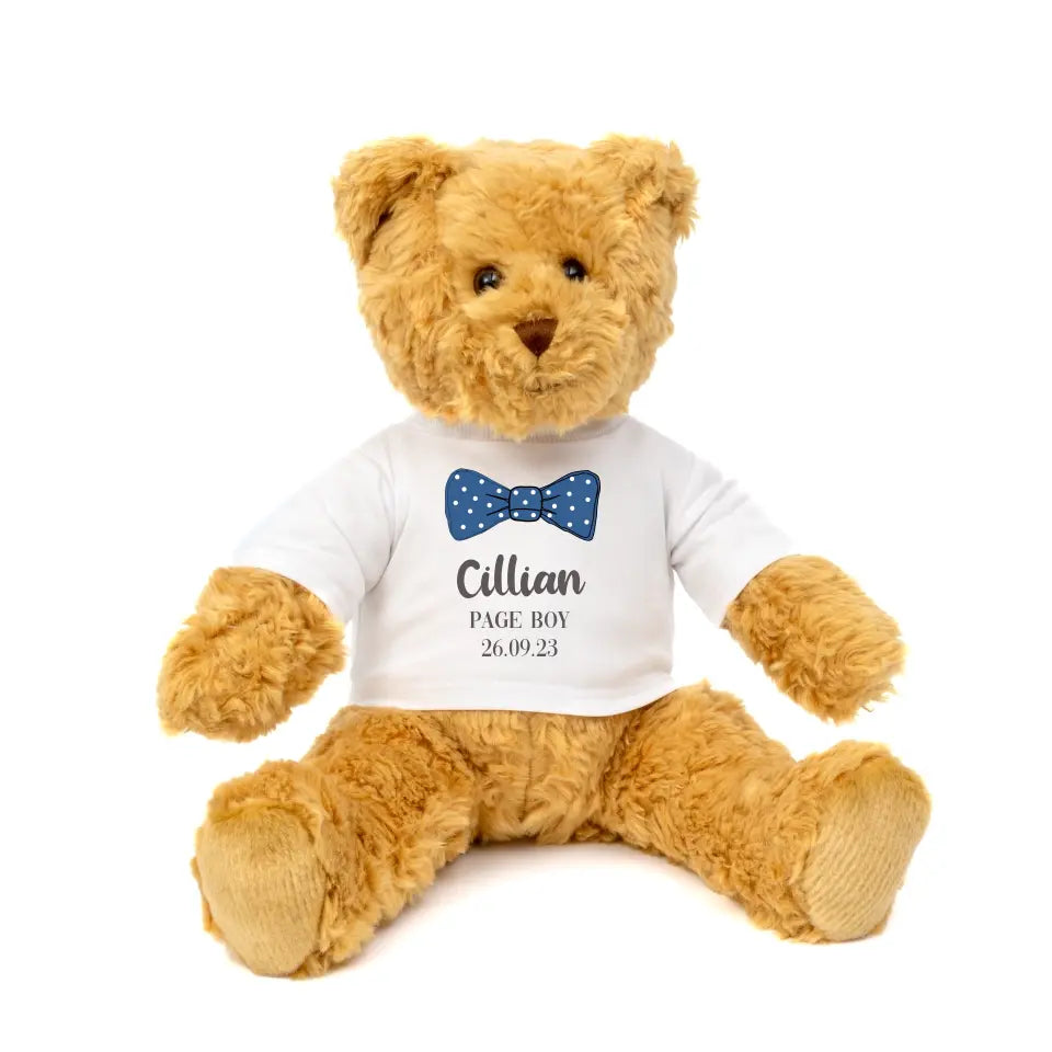 Personalised Page Boy Teddy