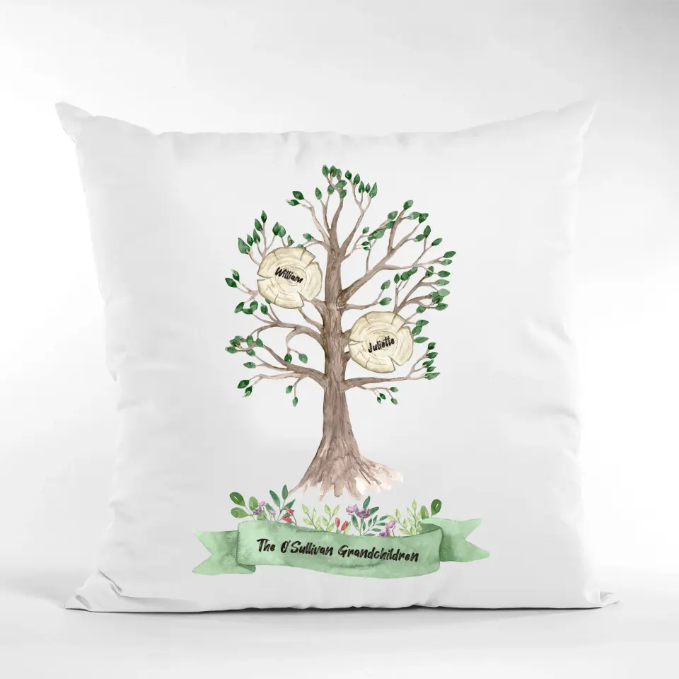 Personalised Cushion - Family Tree