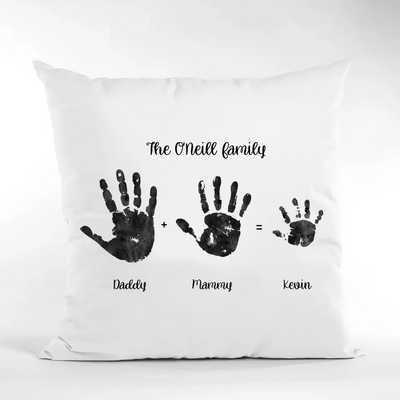 Personalised Family cushion - Hand Prints