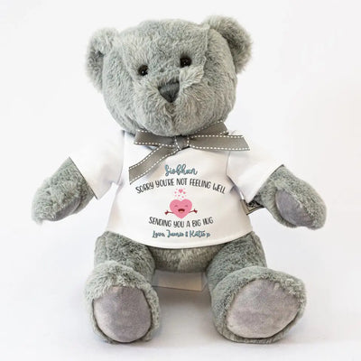 Personalised Teddy Bear - Sorry You're Not Feeling Well