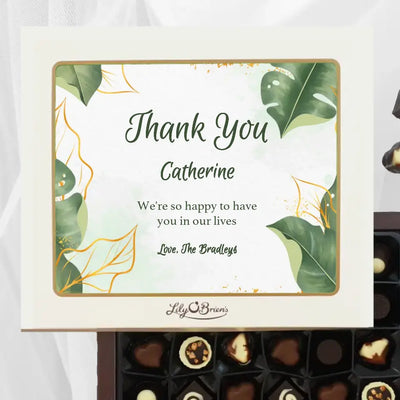 Personalised Box of Lily O'Brien's Chocolates - Thank You