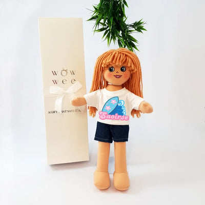 Personalised Rag Doll - Surfin' Saoirse