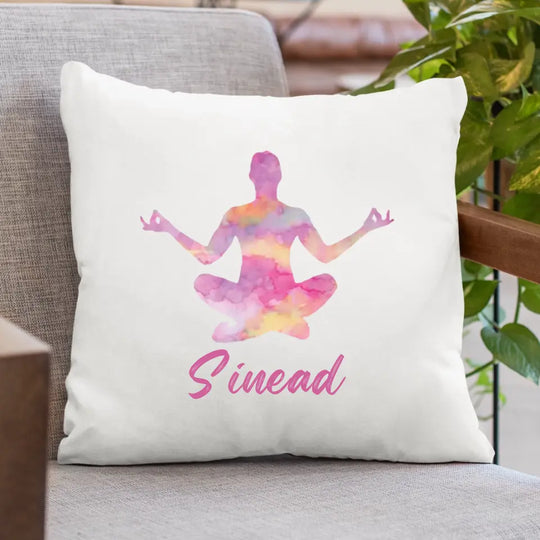 Personalised Yoga Cushion - Namaste