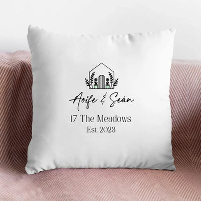 Personalised Cushion - First Home