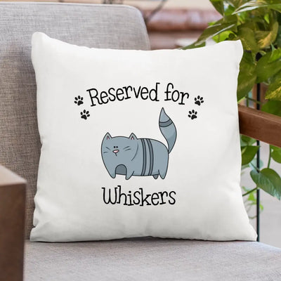 Personalised Pet Cushion for Cats - Whiskers
