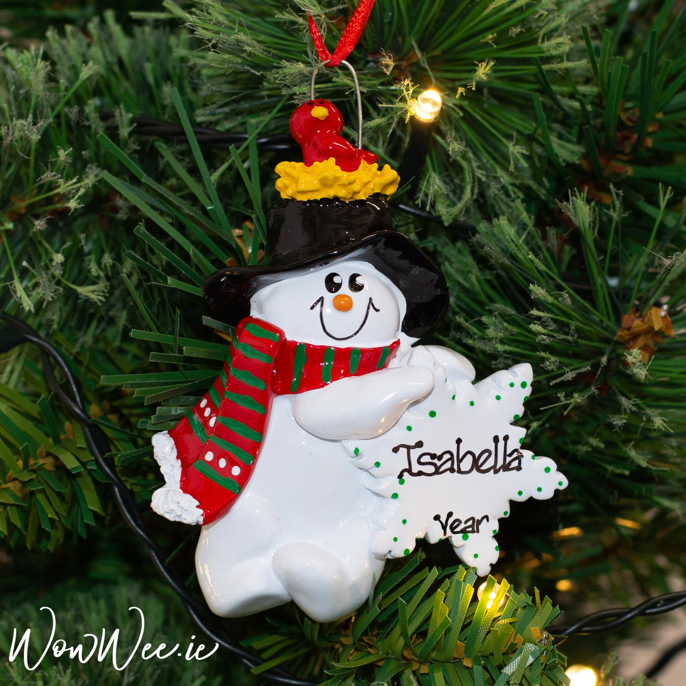 Personalised Christmas Tree Decoration for a special little child to cherish as a special Christmas memory and tradition 