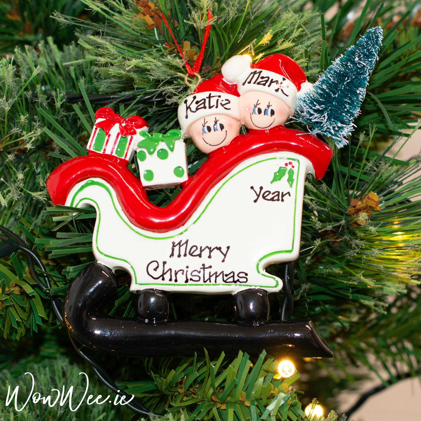 Personalised Christmas Ornaments | Personalised Christmas Tree Decorations | Personalised Christmas Gifts | WowWee.ie
