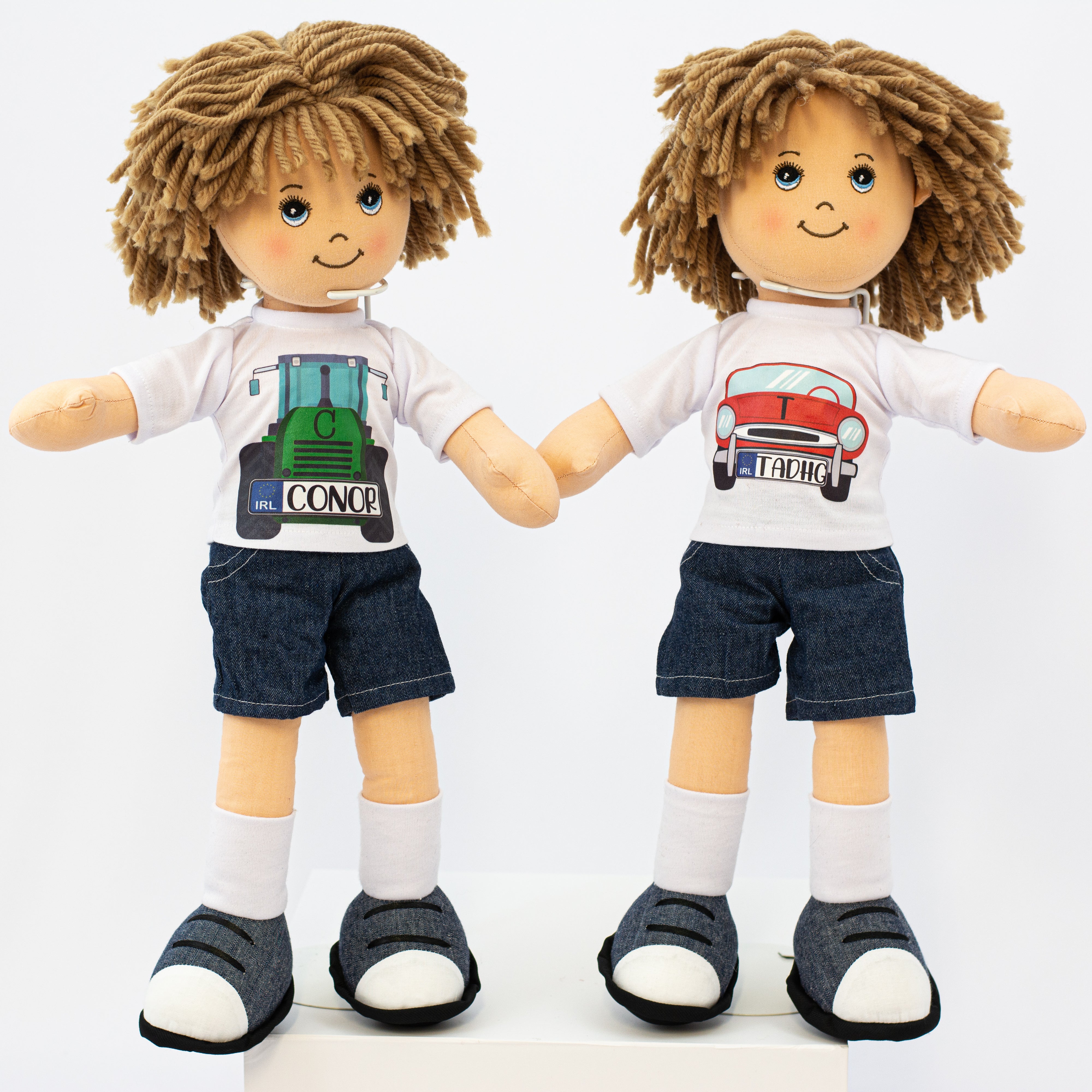 Personalised Rag Boy Set - Besties/ Brothers - WowWee.ie
