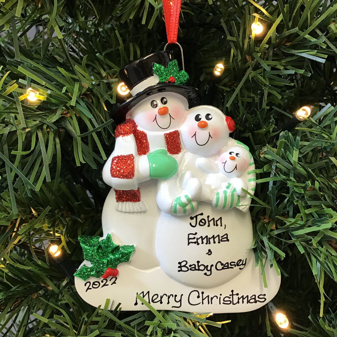 Personalised Christmas Ornament - First Family Christmas