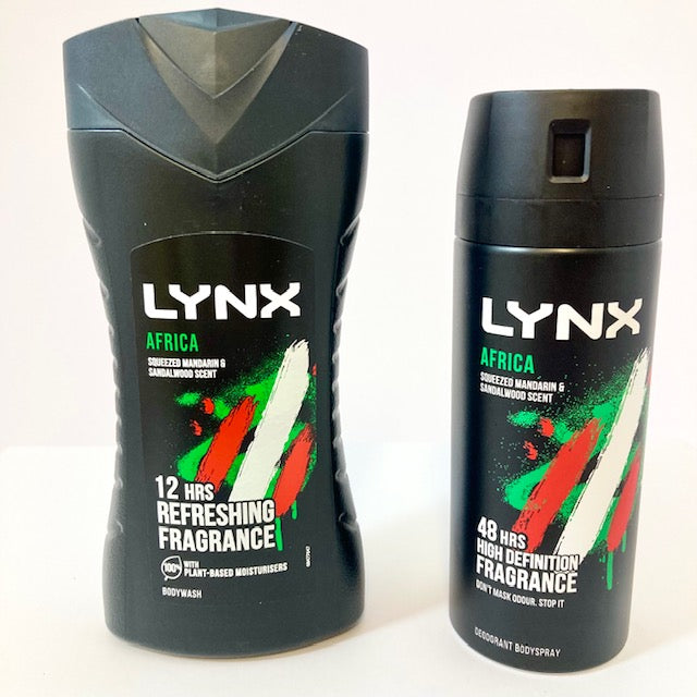 Lynx Africa Set - Body Spray & Shower Gel