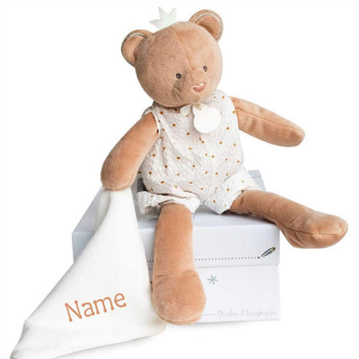 Personalised Bear Comforter - 26 cm Deluxe Gift Box - NEW - WowWee.ie Personalised Gifts
