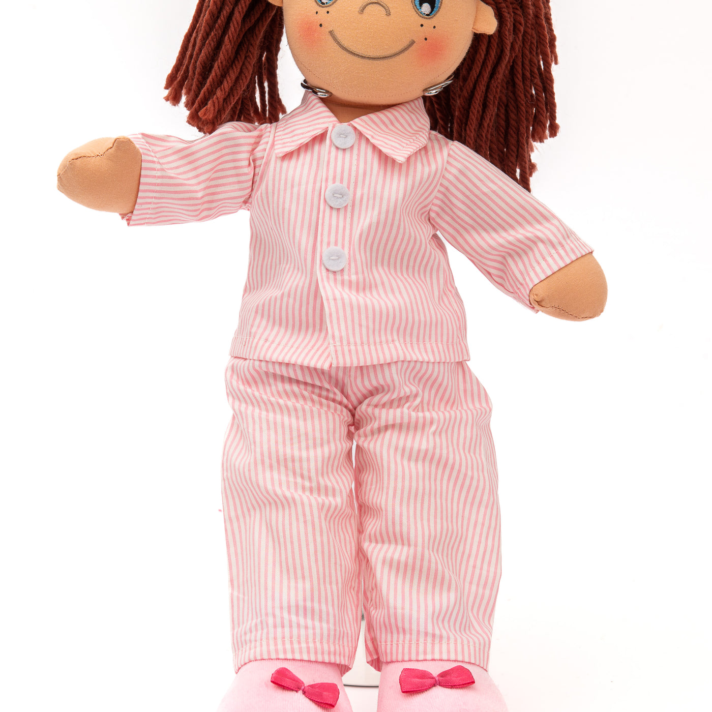 Rag Doll Pyjamas - Pink and White Stripe