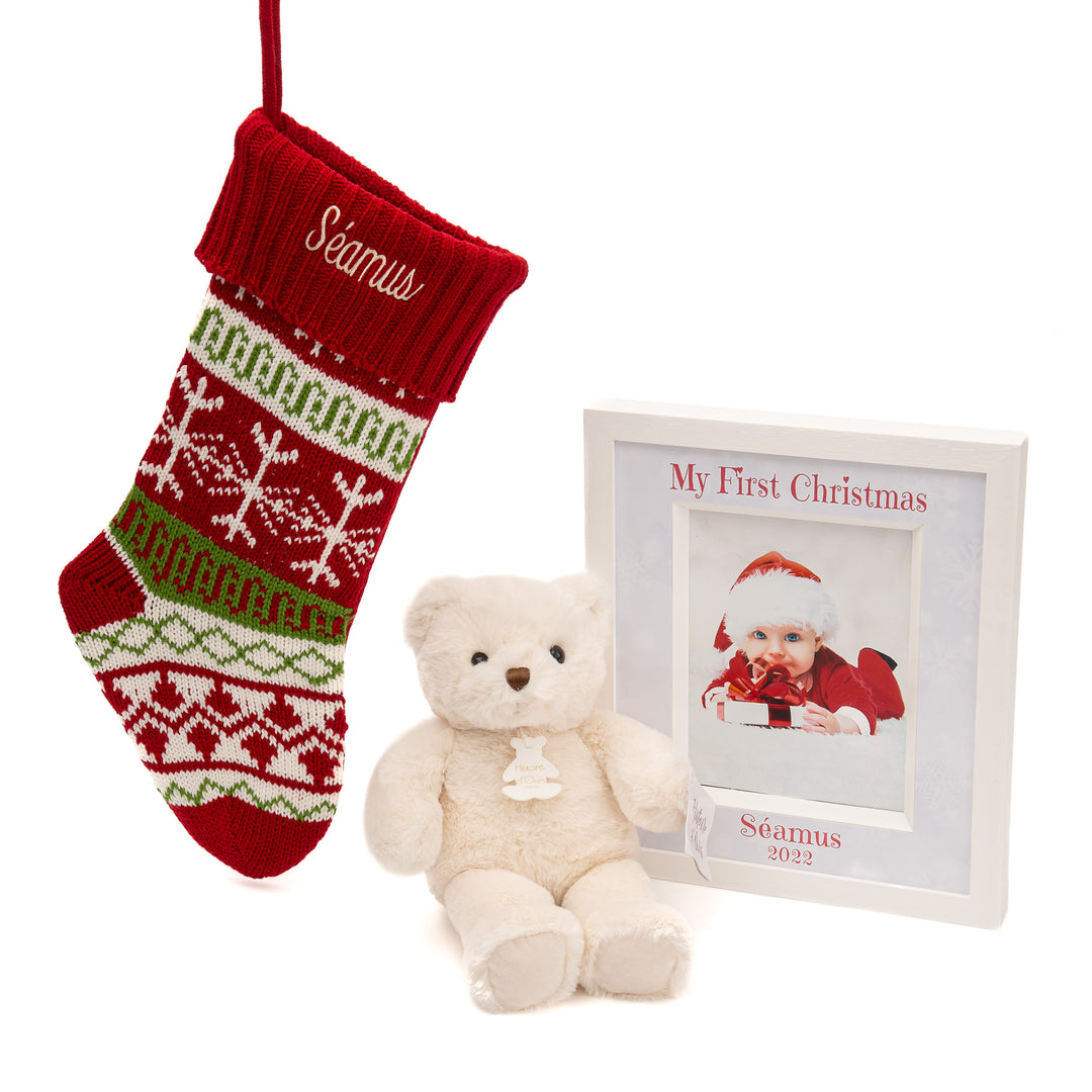 Personalised Baby's First Christmas Gift Set - Best Seller