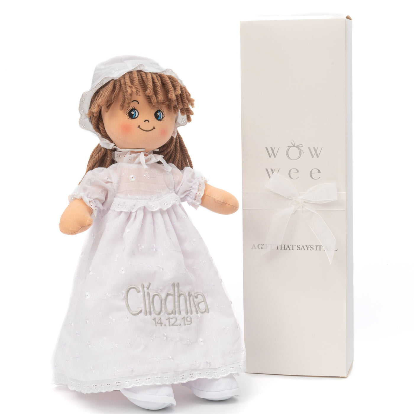 Personalised Christening Rag Doll - Award Winning and Best Seller