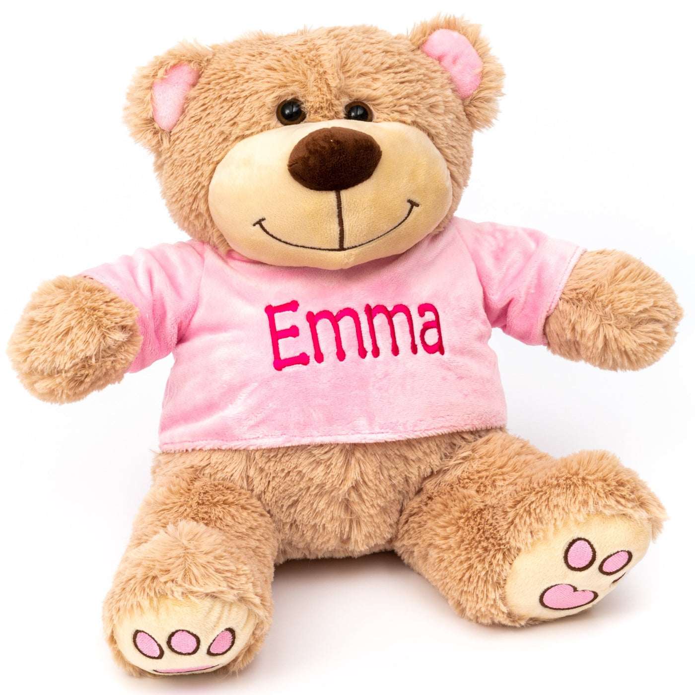 Personalised Teddy Bear - Pink Paws