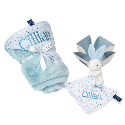 Personalised Baby Boy Boxed Gift Hamper - 'Welcome Little One'