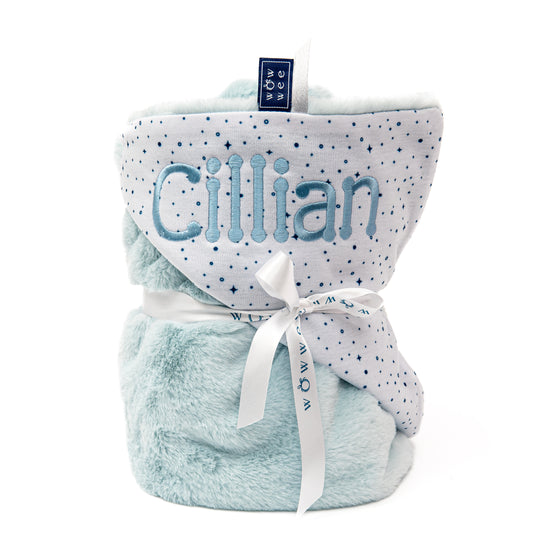 Personalised Codladh Sámh Baby Blanket for Boys - Signature by WowWee.ie