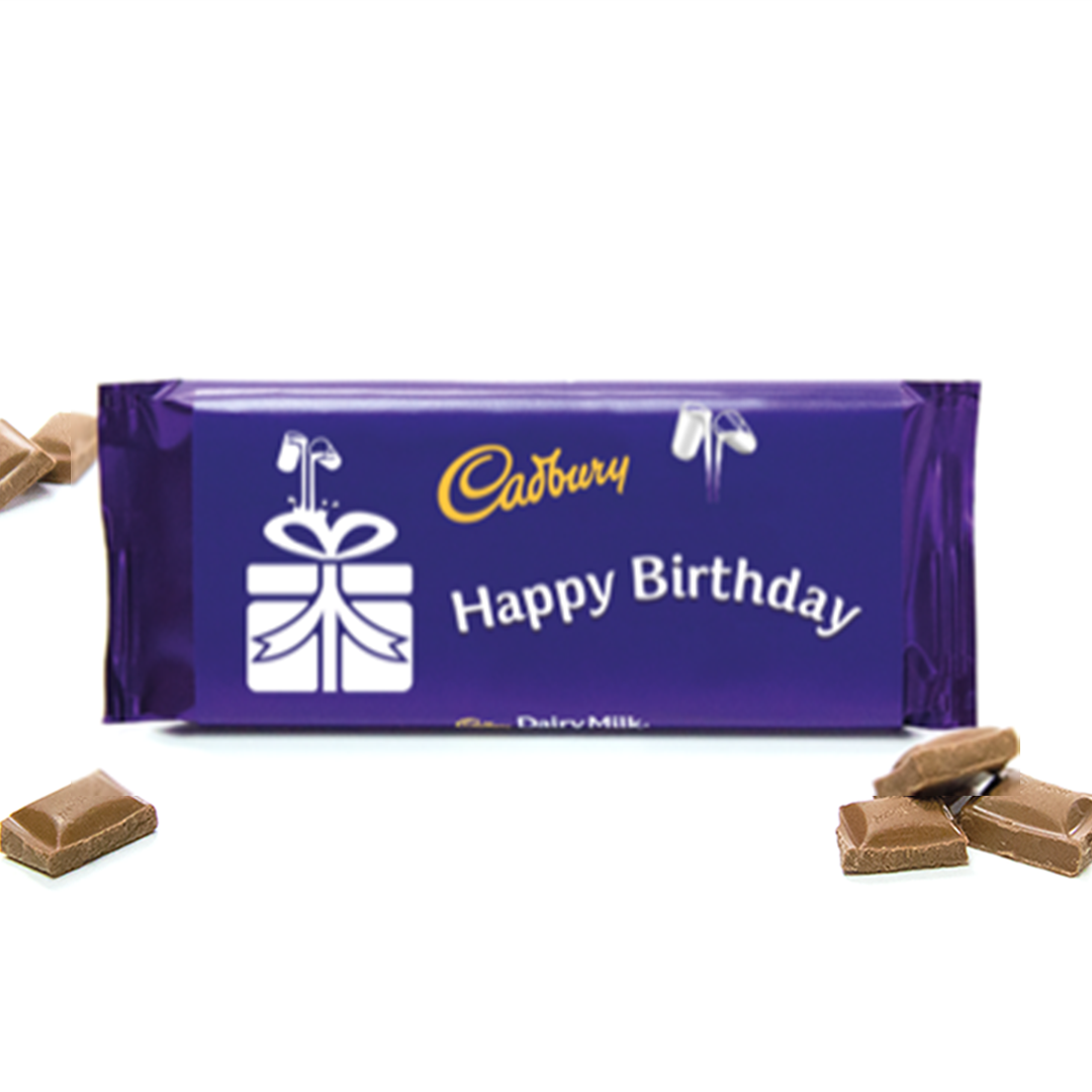 Cadbury Dairy Milk - Happy Birthday - Large Chocolate Bar