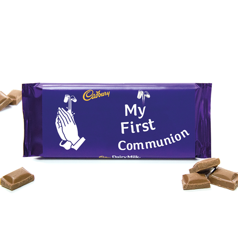 Cadbury Dairy Milk - My First Communion - Large Chocolate Bar - WowWee.ie