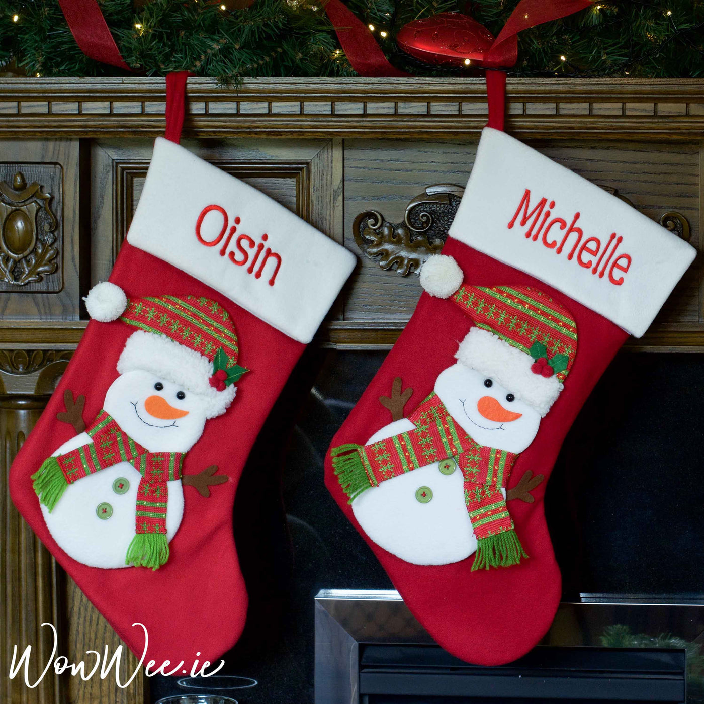 Personalised Christmas Stockings in the extra large size are perfect to give to children as they can be filled with lots of Christmas presents and treats. Out Stockings truly do bring Christmas magic to everyone who orders them. 