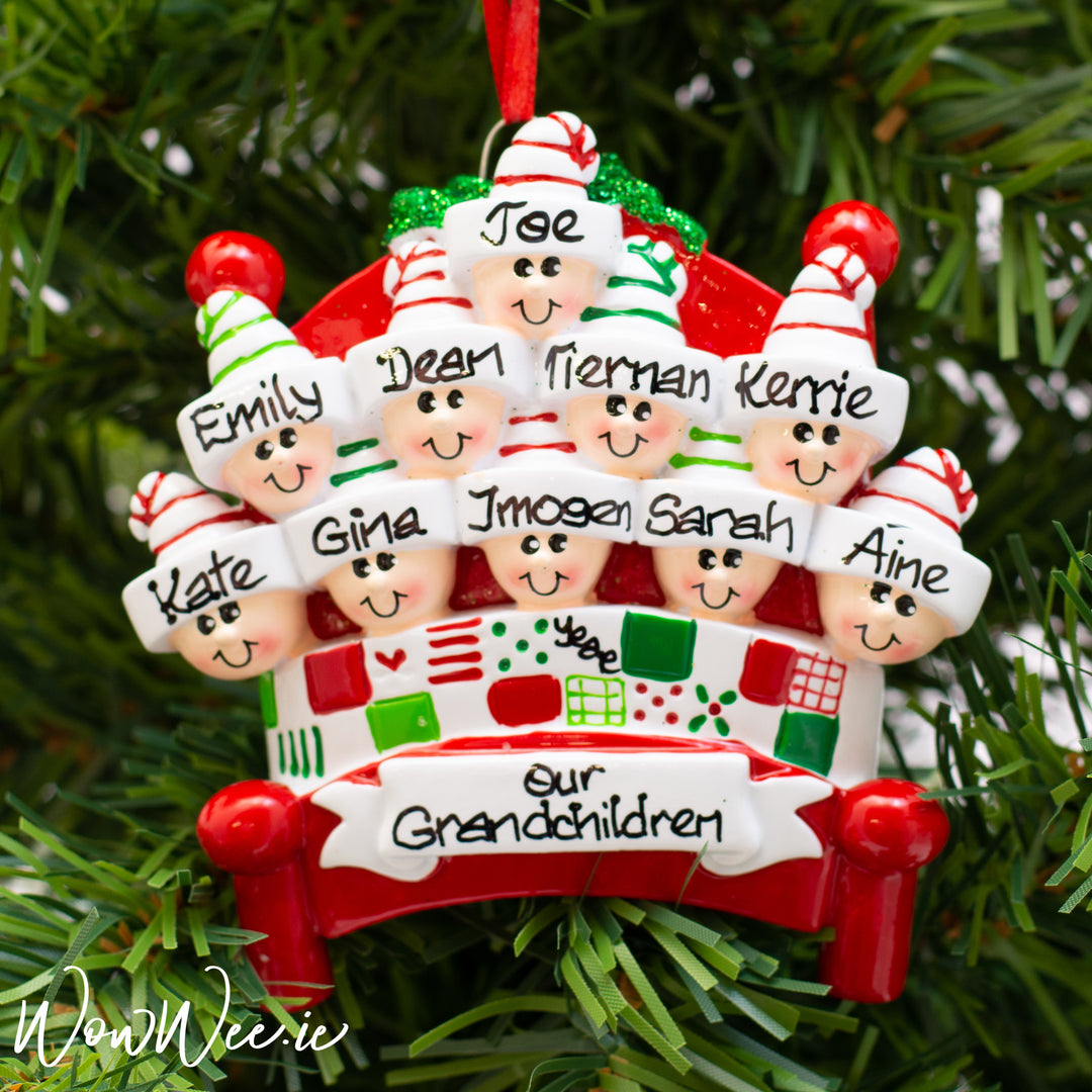 Personalised Christmas Ornament - Bed Heads 10 - WowWee.ie Personalised Gifts