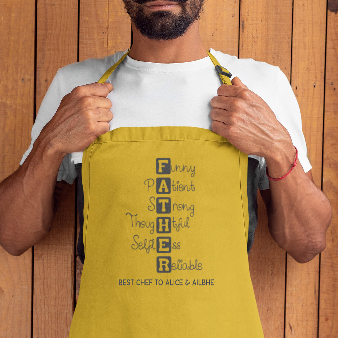 Personalised Father's Day Apron
