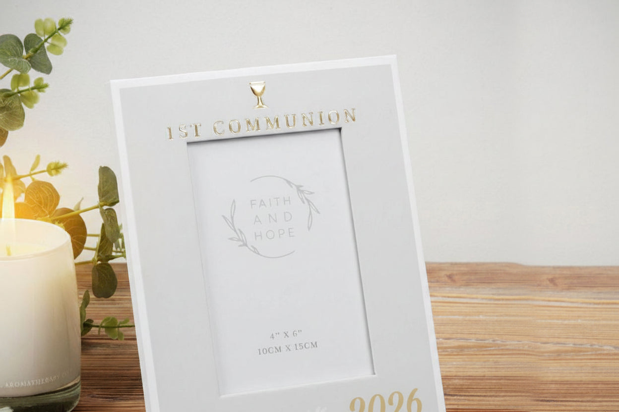 Personalised First Holy Communion Photo Frame - Faith and Hope - WowWee.ie Personalised Gifts