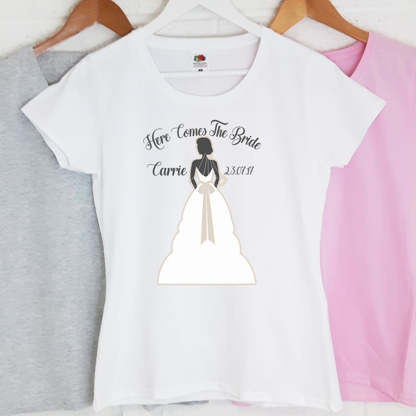 Personalised Hen Night T-Shirts - Here Comes the Bride - WowWee.ie Personalised Gifts