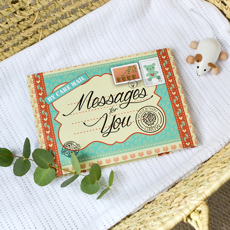 Messages For You, While You Grow - Keepsake Book for Letters & More