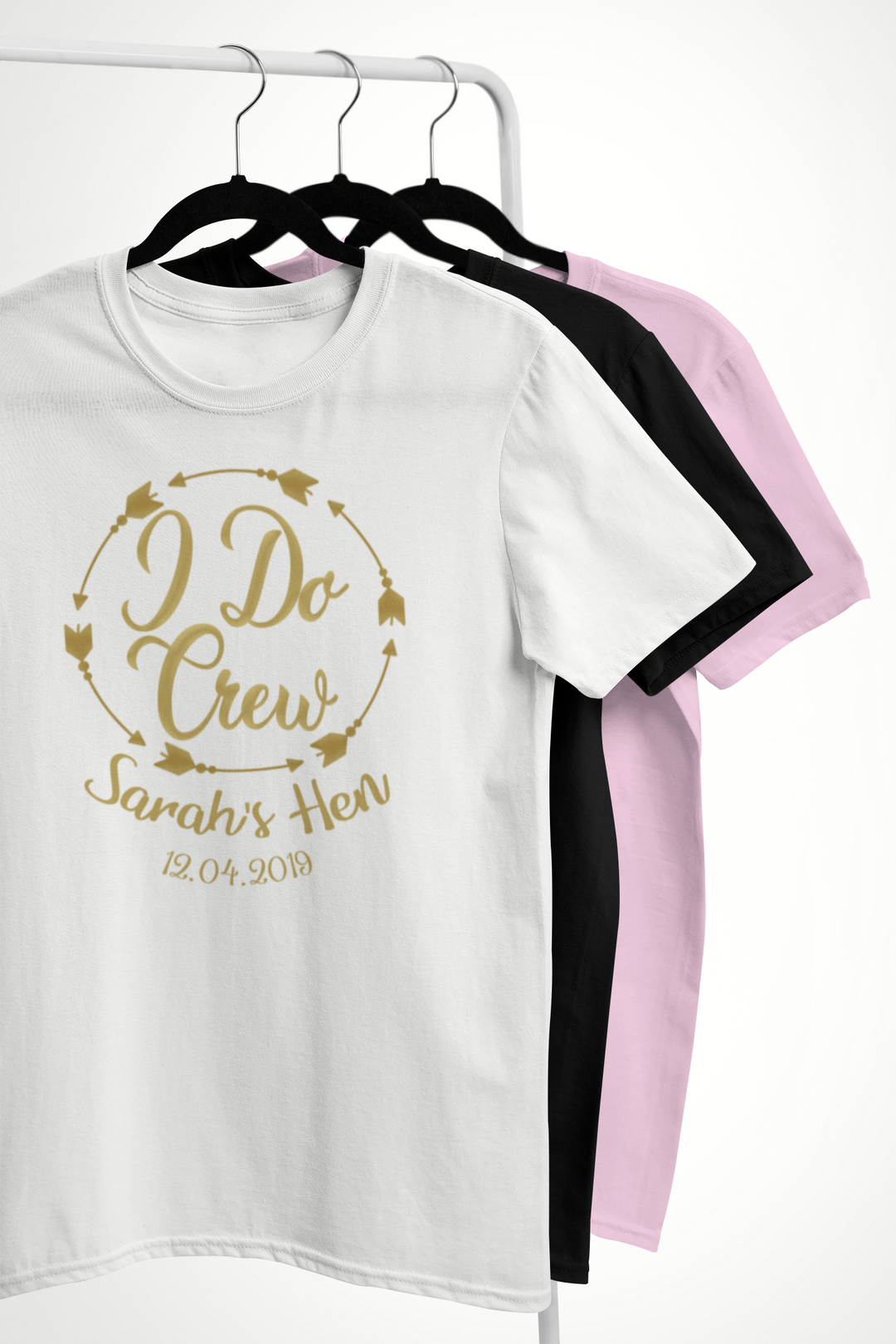 Personalised Hen Night T-Shirts - Gold Limited Edition Collection - I Do Crew