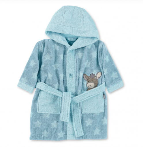 Personalised Bathrobe for Boys - Blue Donkey - WowWee.ie Personalised Gifts