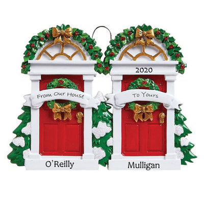 Personalised Christmas Ornament - Our Door to Yours - WowWee.ie Personalised Gifts