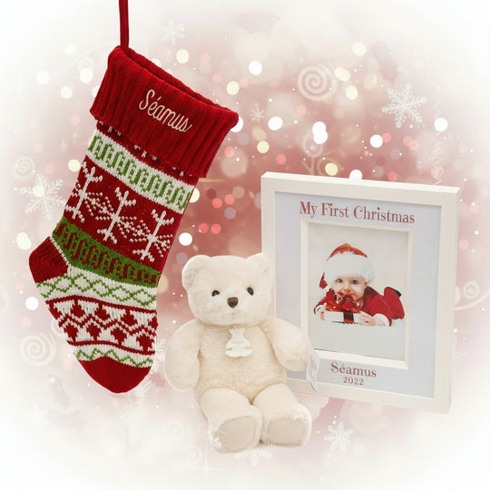 Personalised Baby's First Christmas Gift Set - BEST SELLER