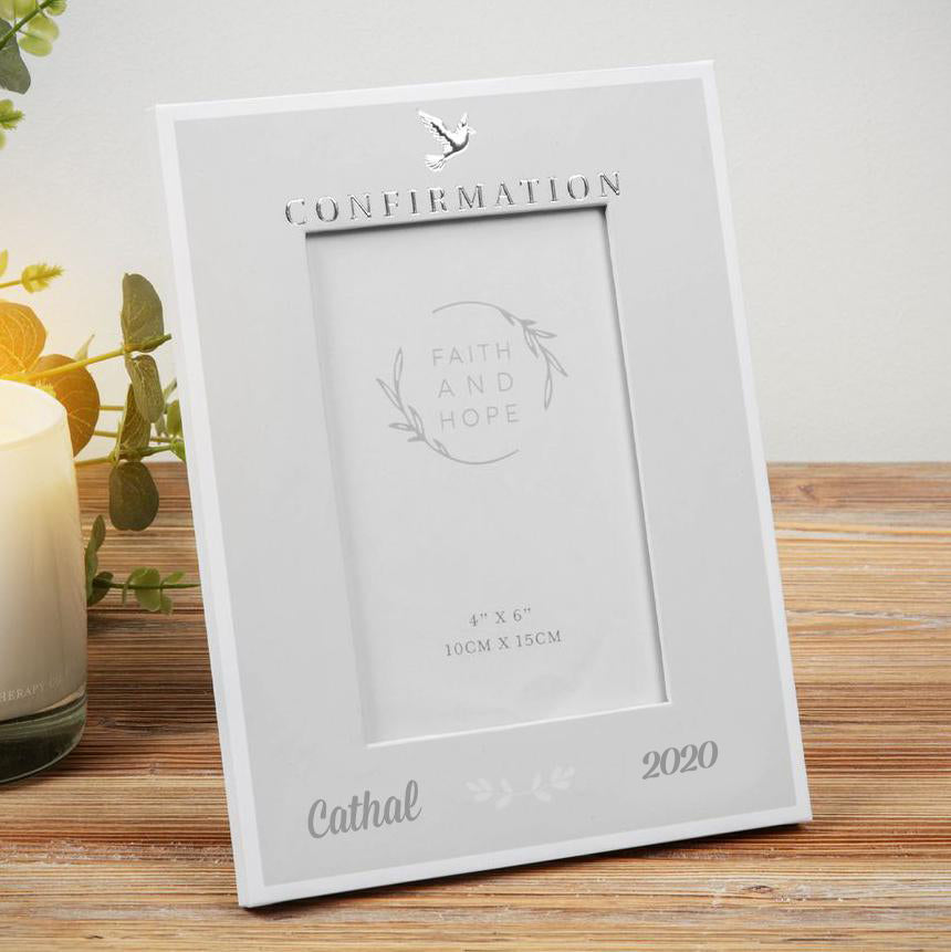 Personalised Confirmation Photo Frame - Faith & Hope - WowWee.ie Personalised Gifts