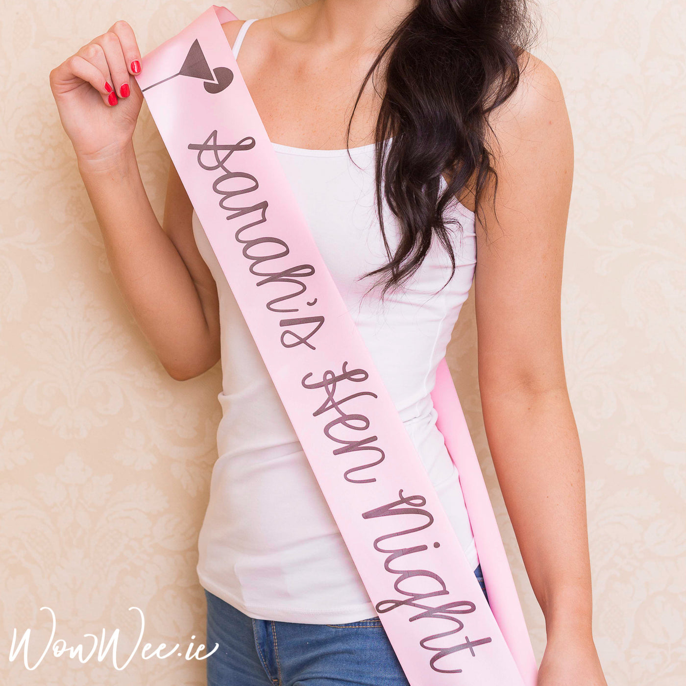 Personalised Hen Night Sashes - WowWee.ie Personalised Gifts