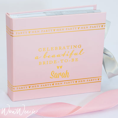 Personalised Bride to be Photo Album - Celebrating a Beautiful Bride to Be - WowWee.ie Personalised Gifts