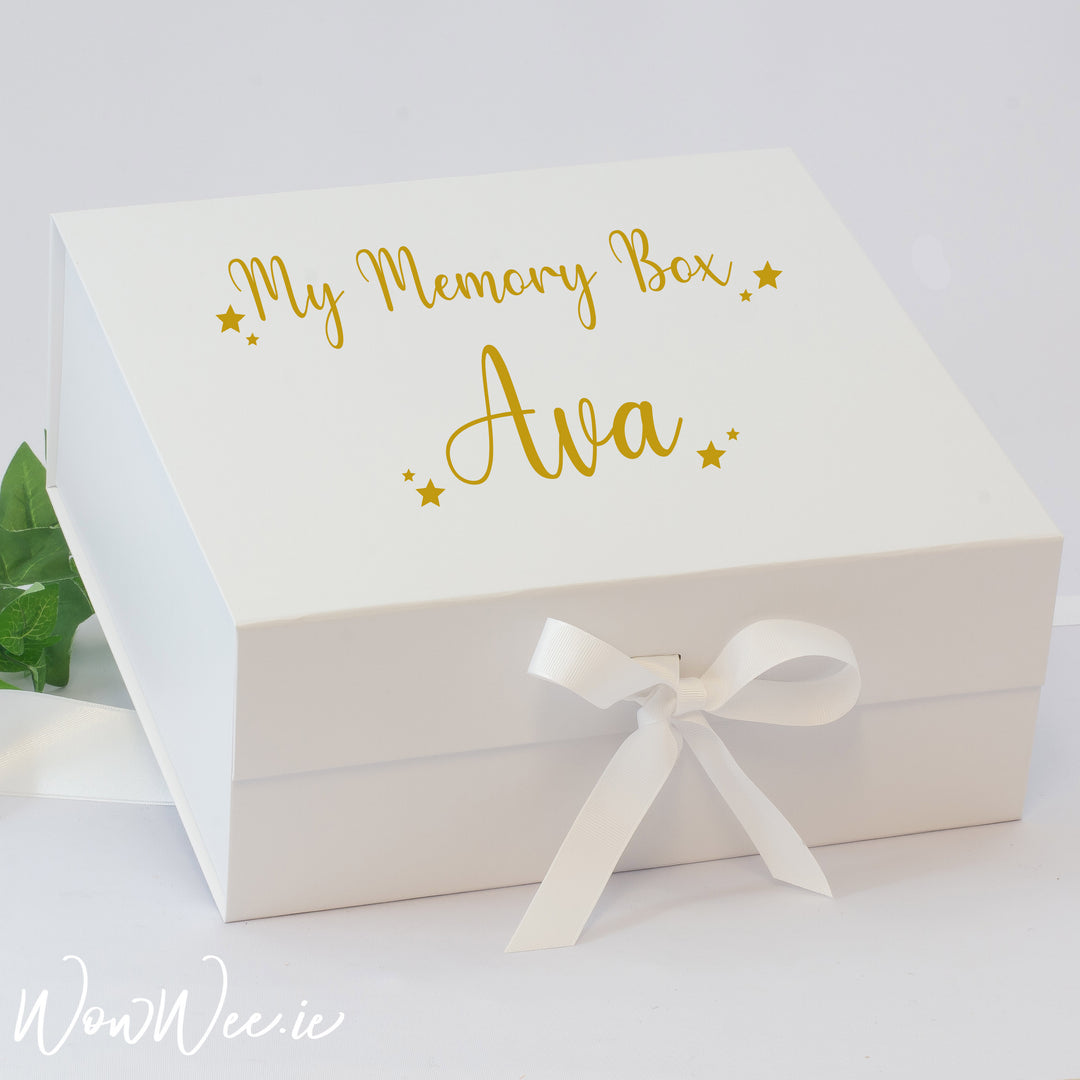 Personalised Keepsake Box - My Memory Box - WowWee.ie Personalised Gifts